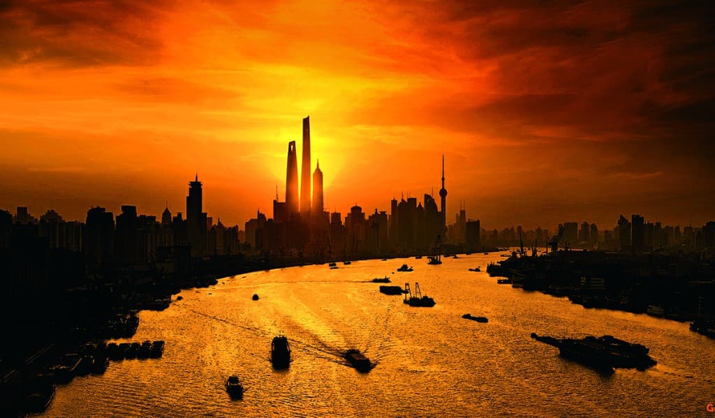 db_11_shanghaitowersunset